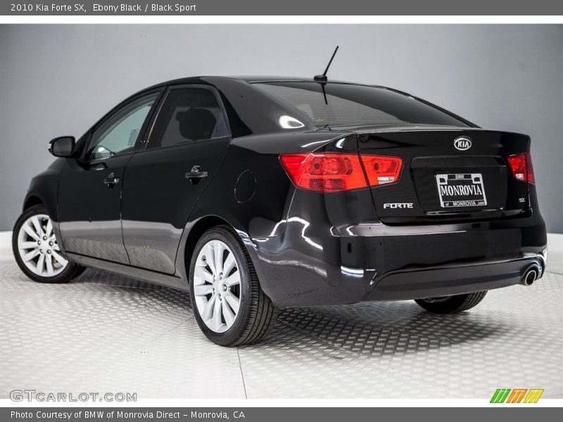 Ebony Black / Black Sport 2010 Kia Forte SX
