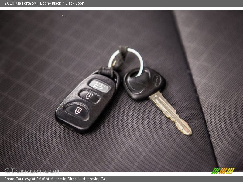 Ebony Black / Black Sport 2010 Kia Forte SX