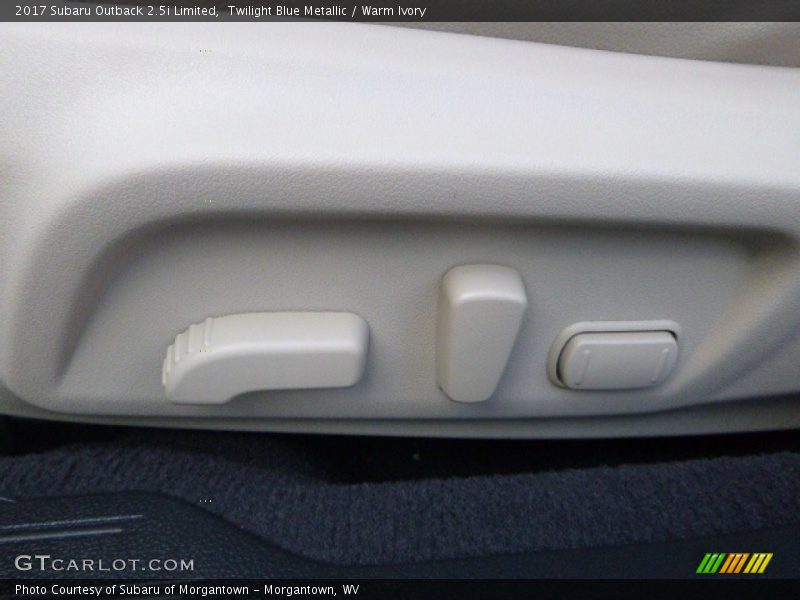 Twilight Blue Metallic / Warm Ivory 2017 Subaru Outback 2.5i Limited