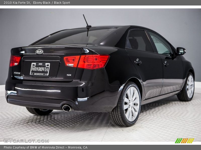 Ebony Black / Black Sport 2010 Kia Forte SX