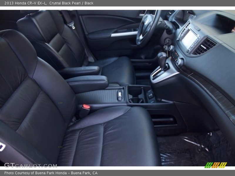 Crystal Black Pearl / Black 2013 Honda CR-V EX-L