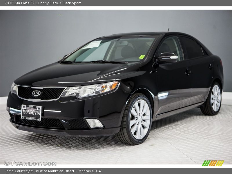 Ebony Black / Black Sport 2010 Kia Forte SX