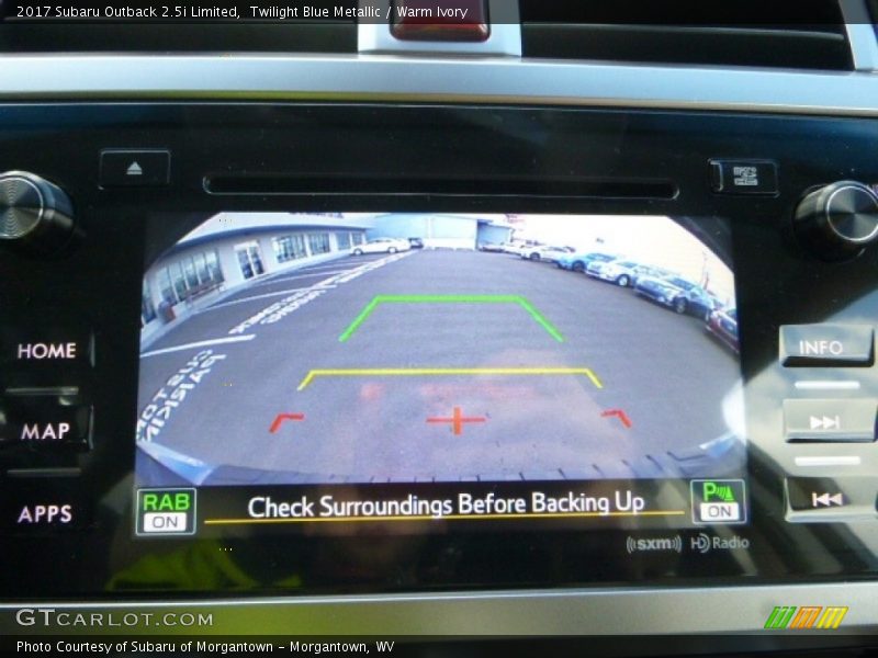 Twilight Blue Metallic / Warm Ivory 2017 Subaru Outback 2.5i Limited