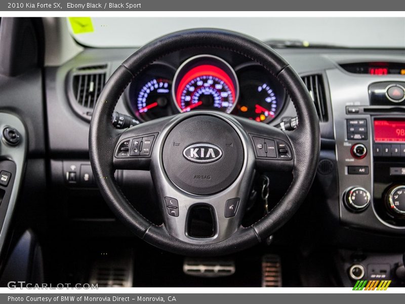 Ebony Black / Black Sport 2010 Kia Forte SX