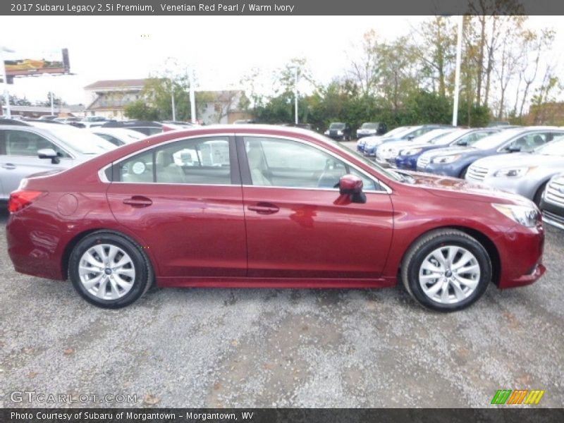Venetian Red Pearl / Warm Ivory 2017 Subaru Legacy 2.5i Premium