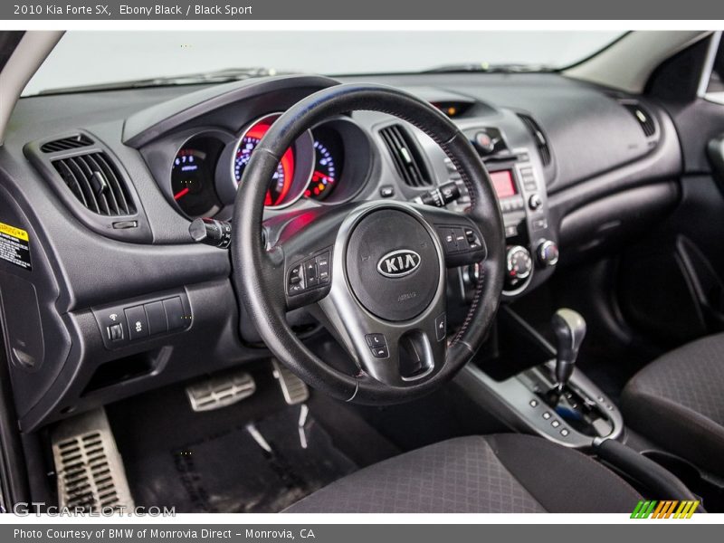 Ebony Black / Black Sport 2010 Kia Forte SX