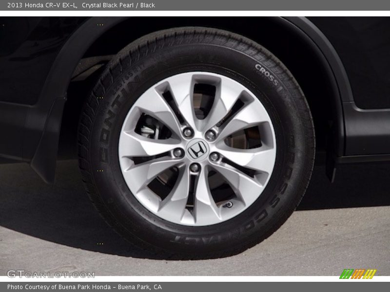 Crystal Black Pearl / Black 2013 Honda CR-V EX-L