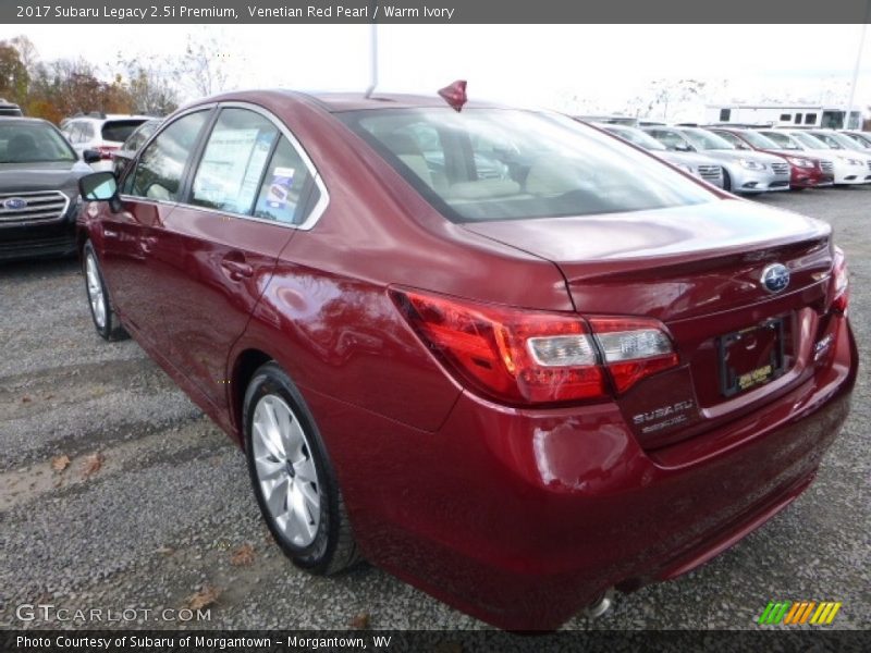 Venetian Red Pearl / Warm Ivory 2017 Subaru Legacy 2.5i Premium