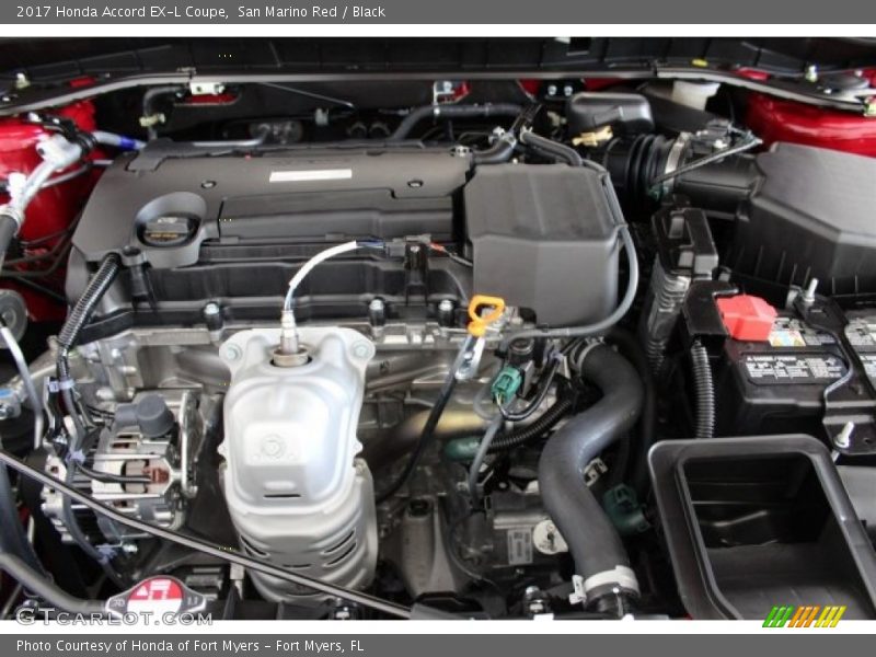  2017 Accord EX-L Coupe Engine - 2.4 Liter DI DOHC 16-Valve i-VTEC 4 Cylinder