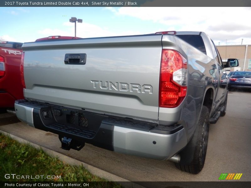 Silver Sky Metallic / Black 2017 Toyota Tundra Limited Double Cab 4x4
