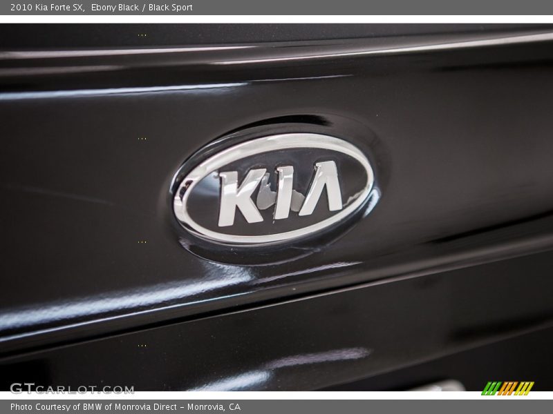 Ebony Black / Black Sport 2010 Kia Forte SX