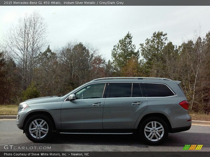 Iridium Silver Metallic / Grey/Dark Grey 2015 Mercedes-Benz GL 450 4Matic