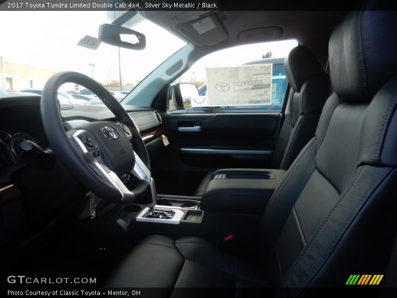 Silver Sky Metallic / Black 2017 Toyota Tundra Limited Double Cab 4x4