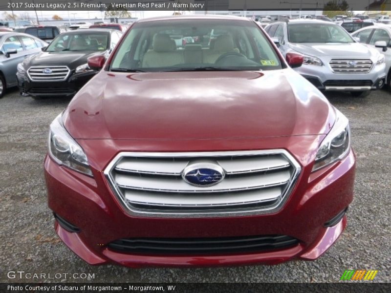Venetian Red Pearl / Warm Ivory 2017 Subaru Legacy 2.5i Premium