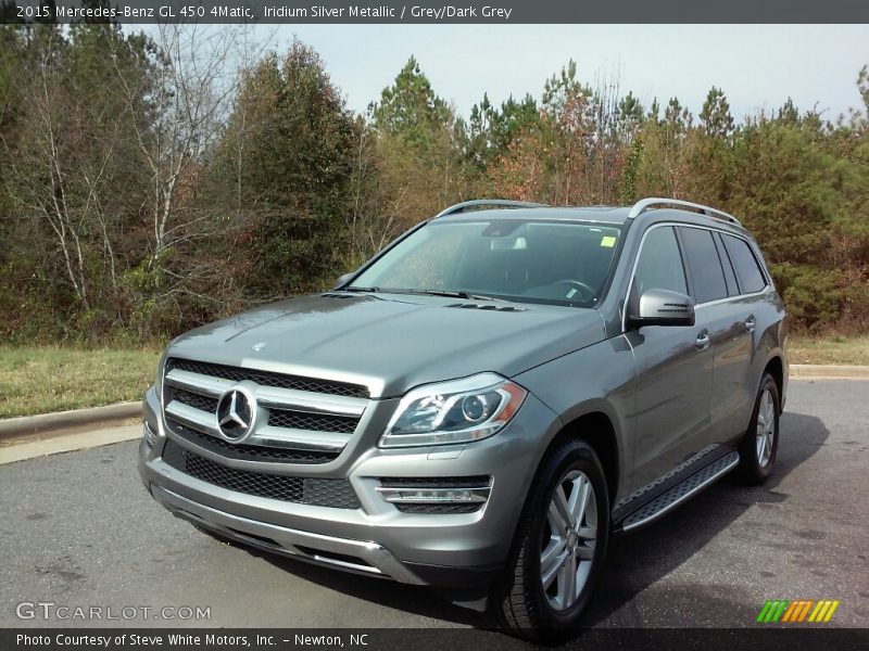 Iridium Silver Metallic / Grey/Dark Grey 2015 Mercedes-Benz GL 450 4Matic