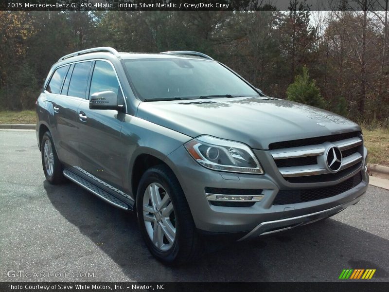 Iridium Silver Metallic / Grey/Dark Grey 2015 Mercedes-Benz GL 450 4Matic