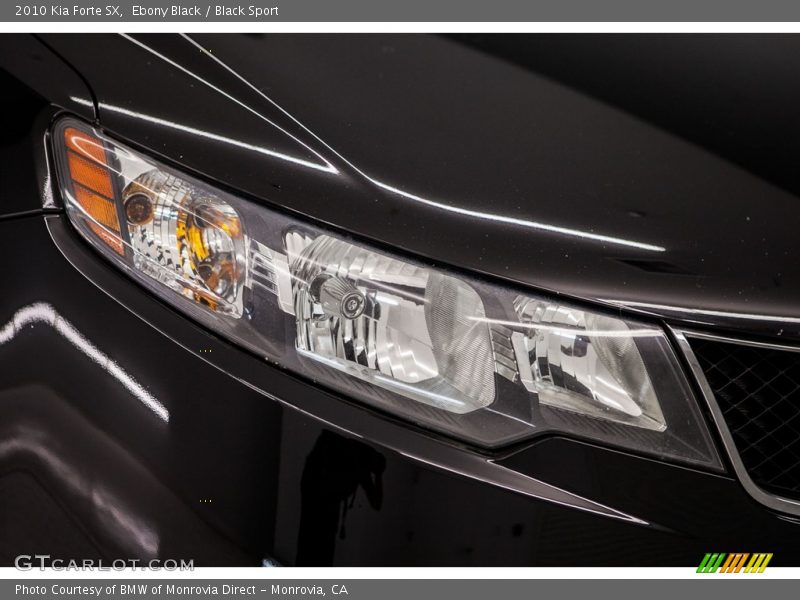Ebony Black / Black Sport 2010 Kia Forte SX