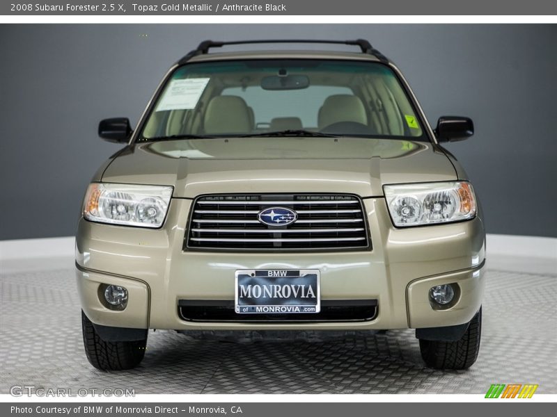 Topaz Gold Metallic / Anthracite Black 2008 Subaru Forester 2.5 X