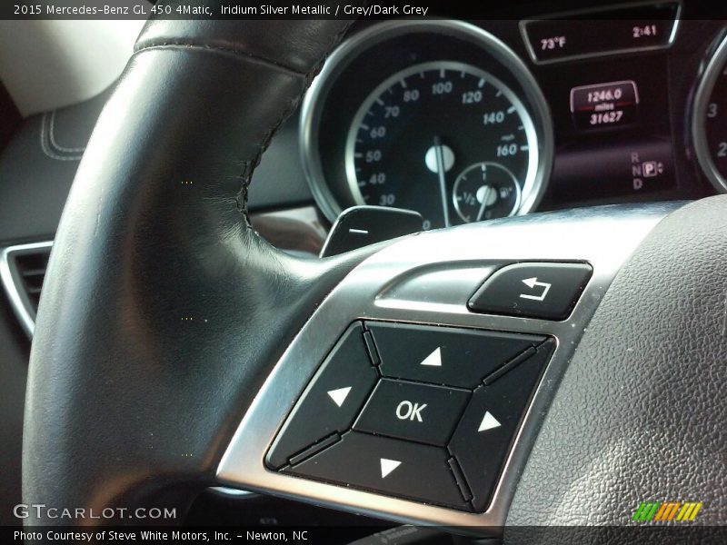 Iridium Silver Metallic / Grey/Dark Grey 2015 Mercedes-Benz GL 450 4Matic