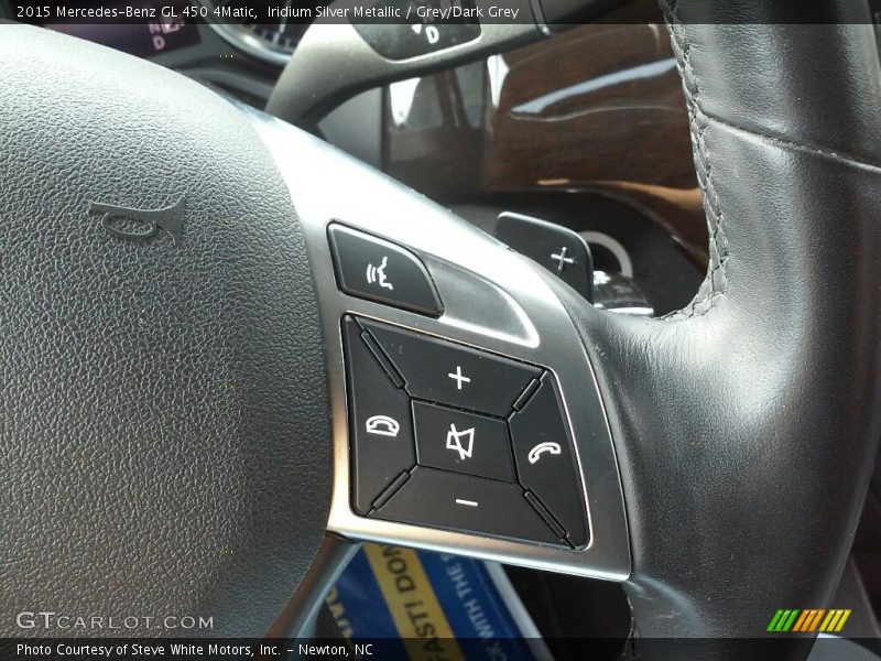 Iridium Silver Metallic / Grey/Dark Grey 2015 Mercedes-Benz GL 450 4Matic