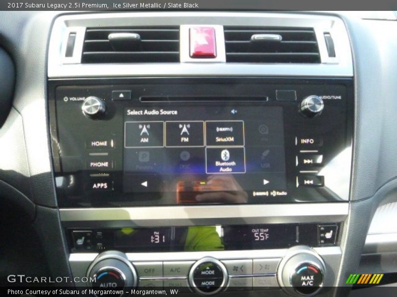 Ice Silver Metallic / Slate Black 2017 Subaru Legacy 2.5i Premium