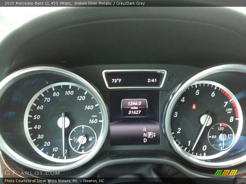 Iridium Silver Metallic / Grey/Dark Grey 2015 Mercedes-Benz GL 450 4Matic