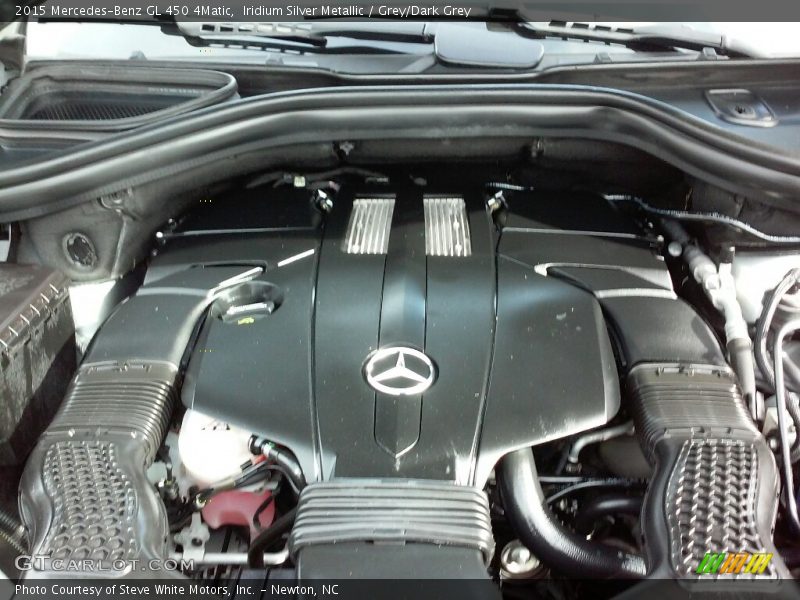 Iridium Silver Metallic / Grey/Dark Grey 2015 Mercedes-Benz GL 450 4Matic