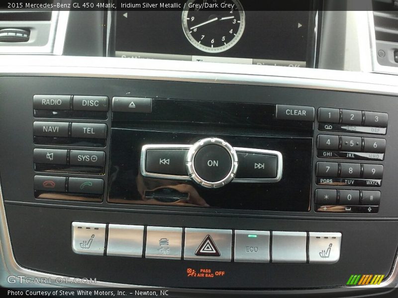 Iridium Silver Metallic / Grey/Dark Grey 2015 Mercedes-Benz GL 450 4Matic