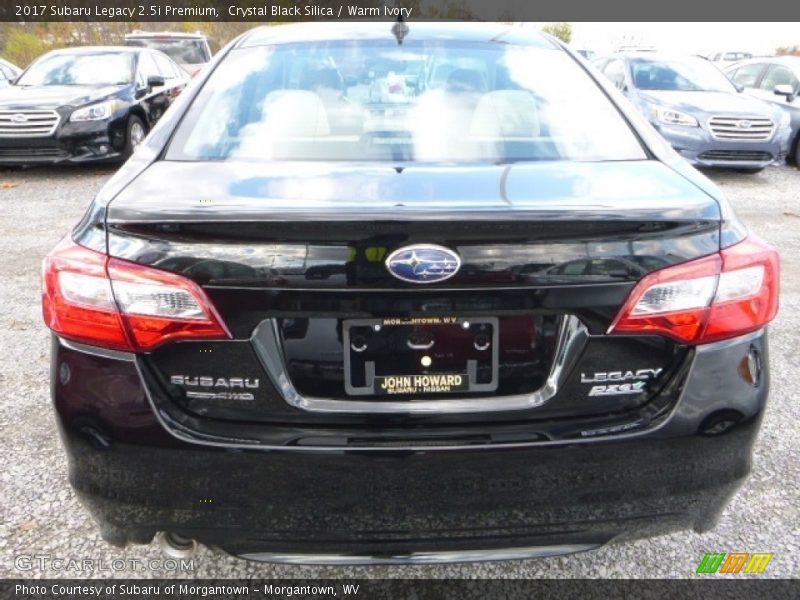 Crystal Black Silica / Warm Ivory 2017 Subaru Legacy 2.5i Premium