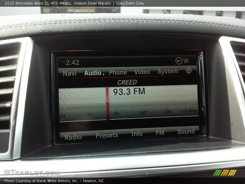 Iridium Silver Metallic / Grey/Dark Grey 2015 Mercedes-Benz GL 450 4Matic