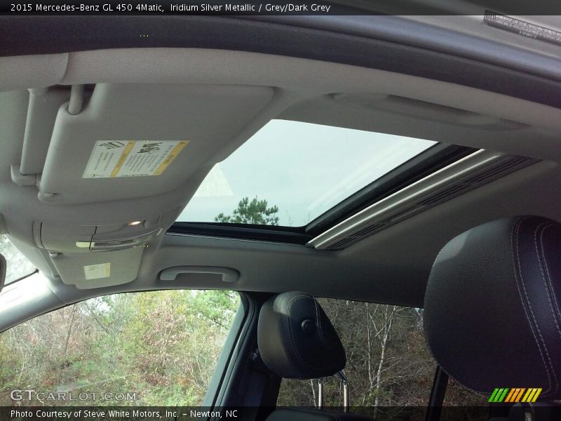 Iridium Silver Metallic / Grey/Dark Grey 2015 Mercedes-Benz GL 450 4Matic