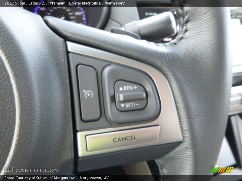 Crystal Black Silica / Warm Ivory 2017 Subaru Legacy 2.5i Premium
