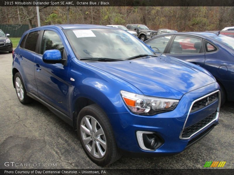 Octane Blue / Black 2015 Mitsubishi Outlander Sport SE AWC