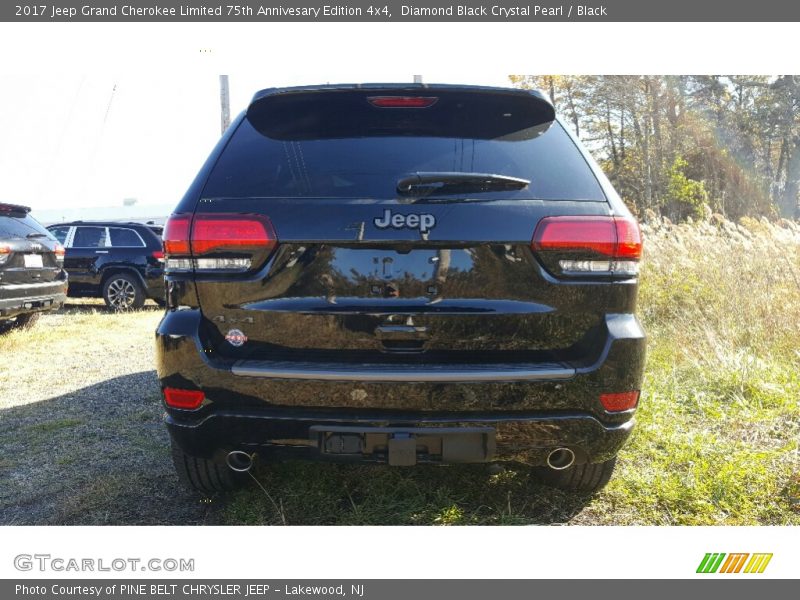Diamond Black Crystal Pearl / Black 2017 Jeep Grand Cherokee Limited 75th Annivesary Edition 4x4