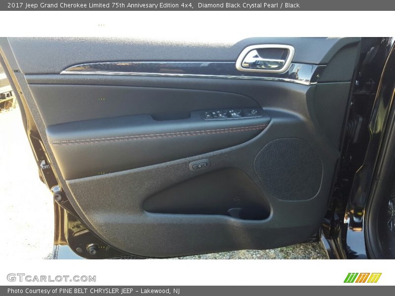 Diamond Black Crystal Pearl / Black 2017 Jeep Grand Cherokee Limited 75th Annivesary Edition 4x4