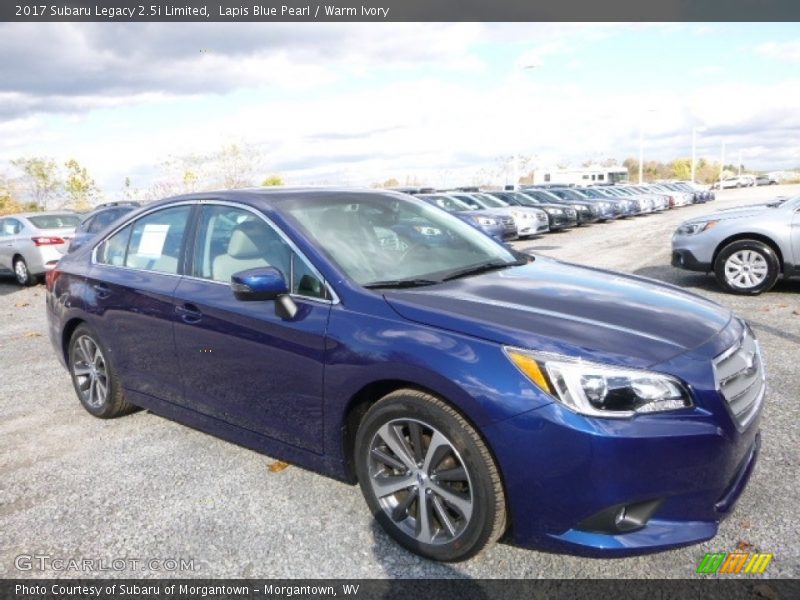 Lapis Blue Pearl / Warm Ivory 2017 Subaru Legacy 2.5i Limited