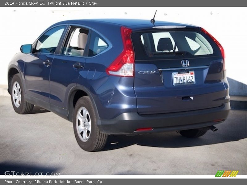 Twilight Blue Metallic / Gray 2014 Honda CR-V LX