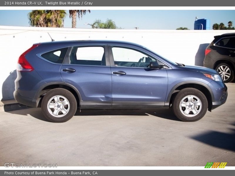 Twilight Blue Metallic / Gray 2014 Honda CR-V LX