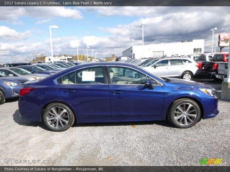 Lapis Blue Pearl / Warm Ivory 2017 Subaru Legacy 2.5i Limited