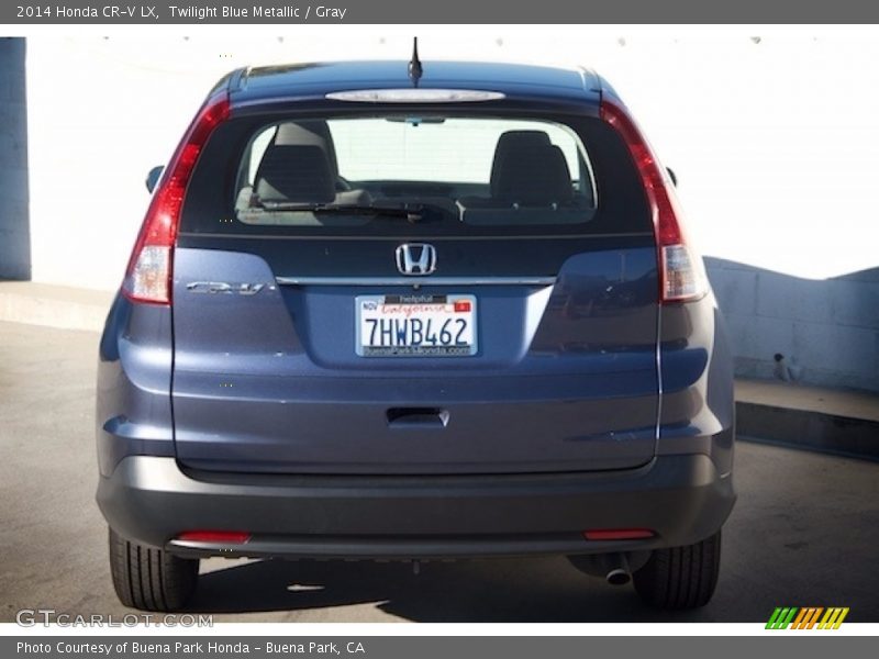 Twilight Blue Metallic / Gray 2014 Honda CR-V LX