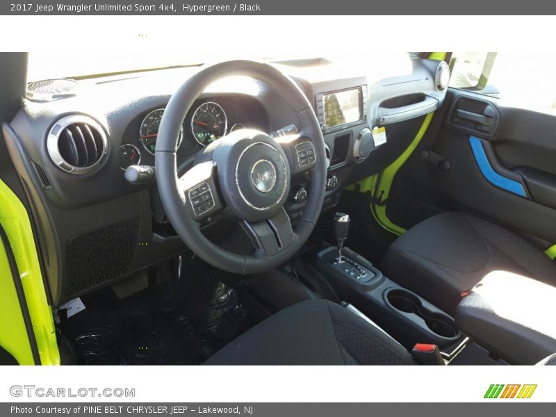 Hypergreen / Black 2017 Jeep Wrangler Unlimited Sport 4x4