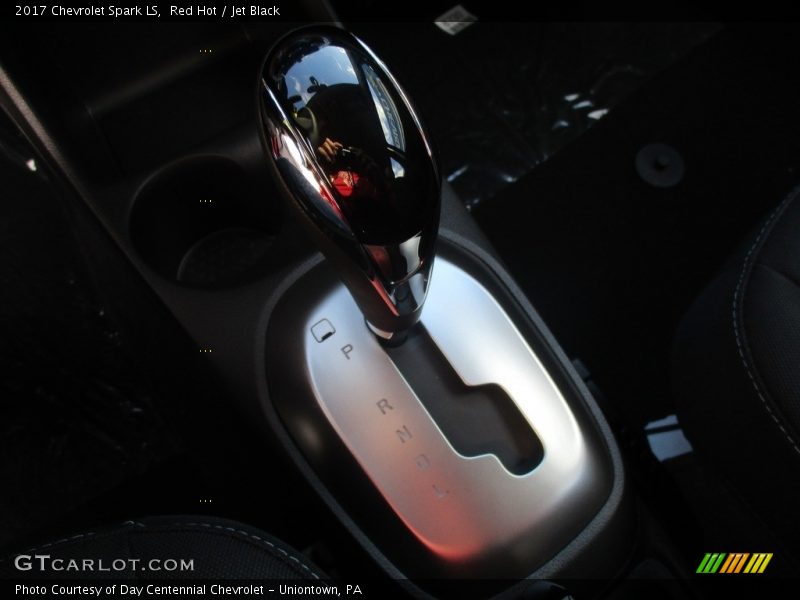 Red Hot / Jet Black 2017 Chevrolet Spark LS