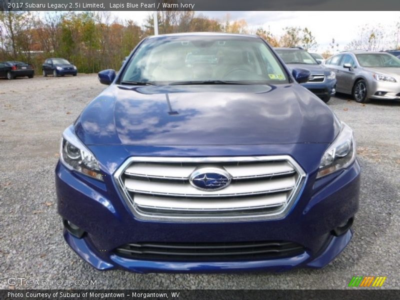 Lapis Blue Pearl / Warm Ivory 2017 Subaru Legacy 2.5i Limited