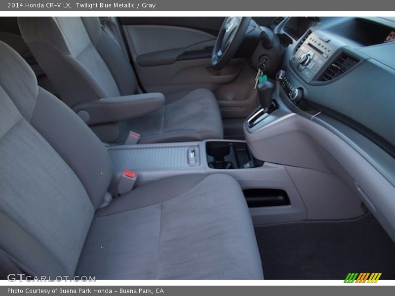 Twilight Blue Metallic / Gray 2014 Honda CR-V LX