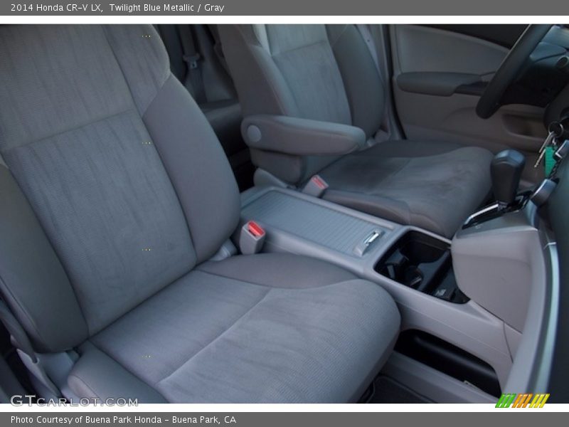 Twilight Blue Metallic / Gray 2014 Honda CR-V LX