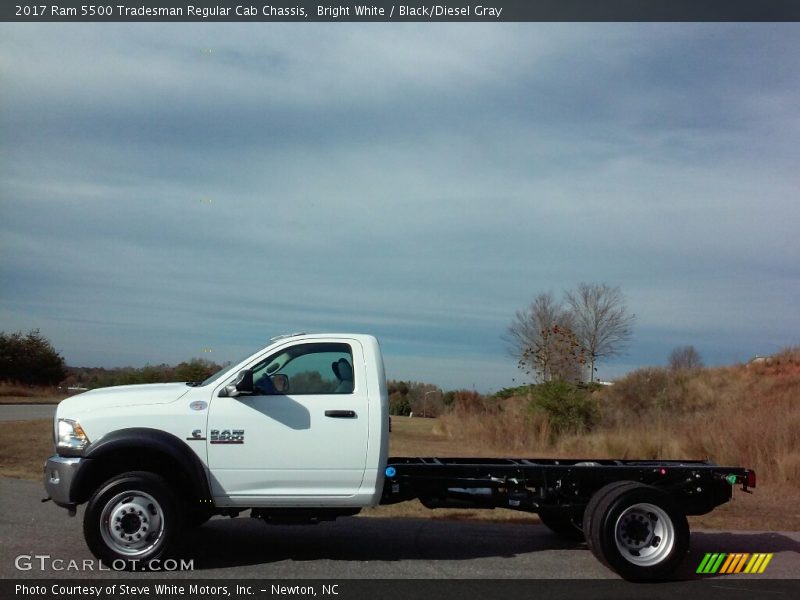 Bright White / Black/Diesel Gray 2017 Ram 5500 Tradesman Regular Cab Chassis