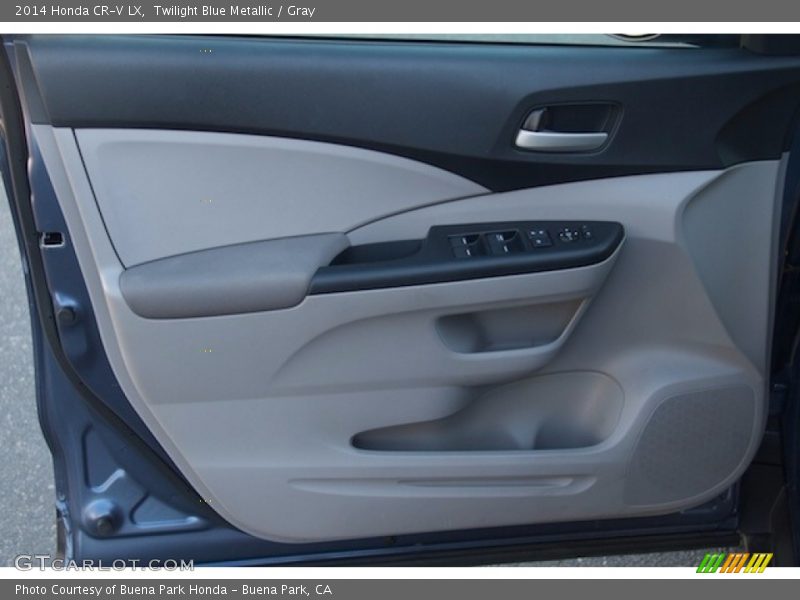 Twilight Blue Metallic / Gray 2014 Honda CR-V LX