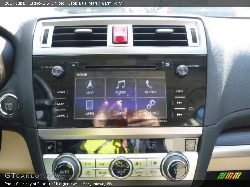 Lapis Blue Pearl / Warm Ivory 2017 Subaru Legacy 2.5i Limited