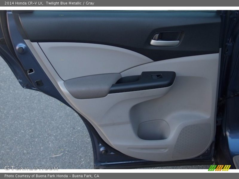 Twilight Blue Metallic / Gray 2014 Honda CR-V LX