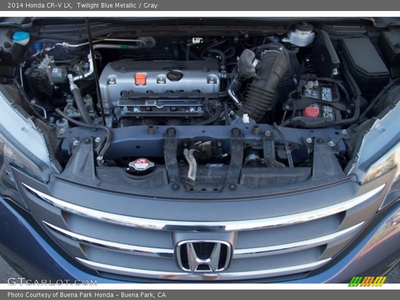 Twilight Blue Metallic / Gray 2014 Honda CR-V LX